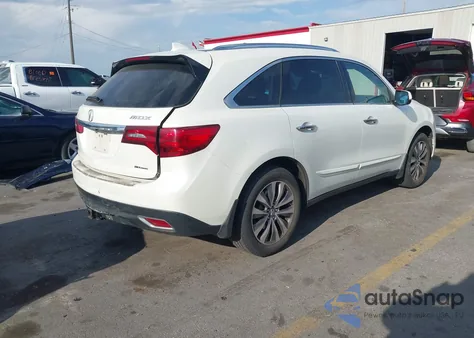 2014 Acura Mdx Technology Package z USA, uszkodzony, nr VIN 5FRYD4H46EB018256